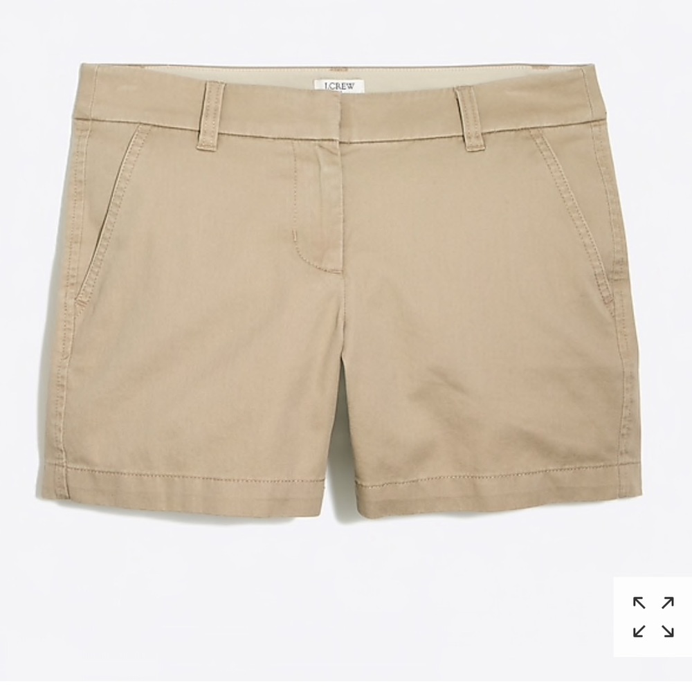 J. Crew chino shorts size 10 💜